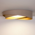 BRILAGI - Φωτιστικό οροφής LED VELVET TWIST LED/24W/230V 4000K Ø 55 cm μπεζ/χρυσό