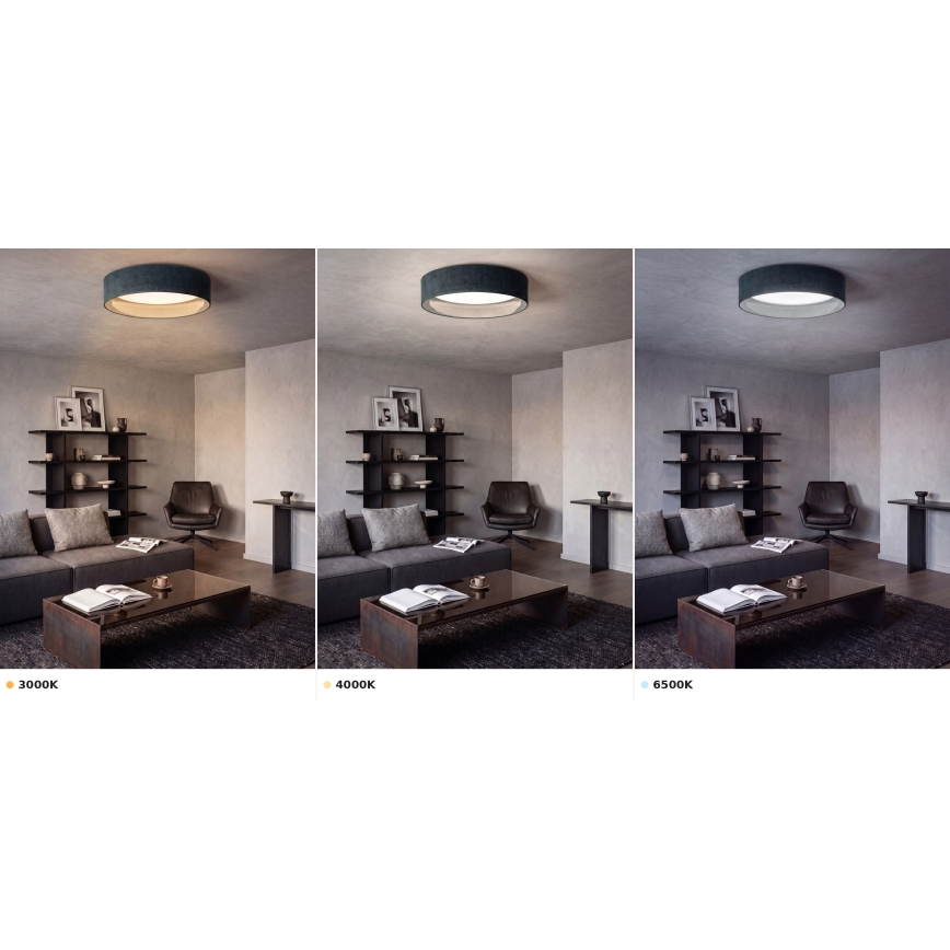 Brilagi - Φωτιστικό οροφής LED VELVET VARI LED/24W/230V 3000/4000/6500K, Ø 45 εκ., πράσινο