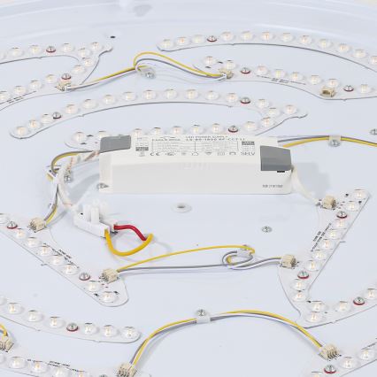 Brilagi - Φωτιστικό οροφής LED WOODROUND LED/40W/230V 3000/4000/6000K διάμ. 60 cm ξύλινο CRI 90
