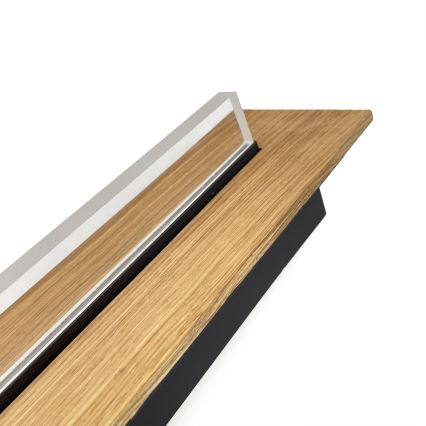 Brilagi - Φωτιστικό οροφής LED WOODY FLAT LED/25W/230V 118 cm δρυς/μαύρο