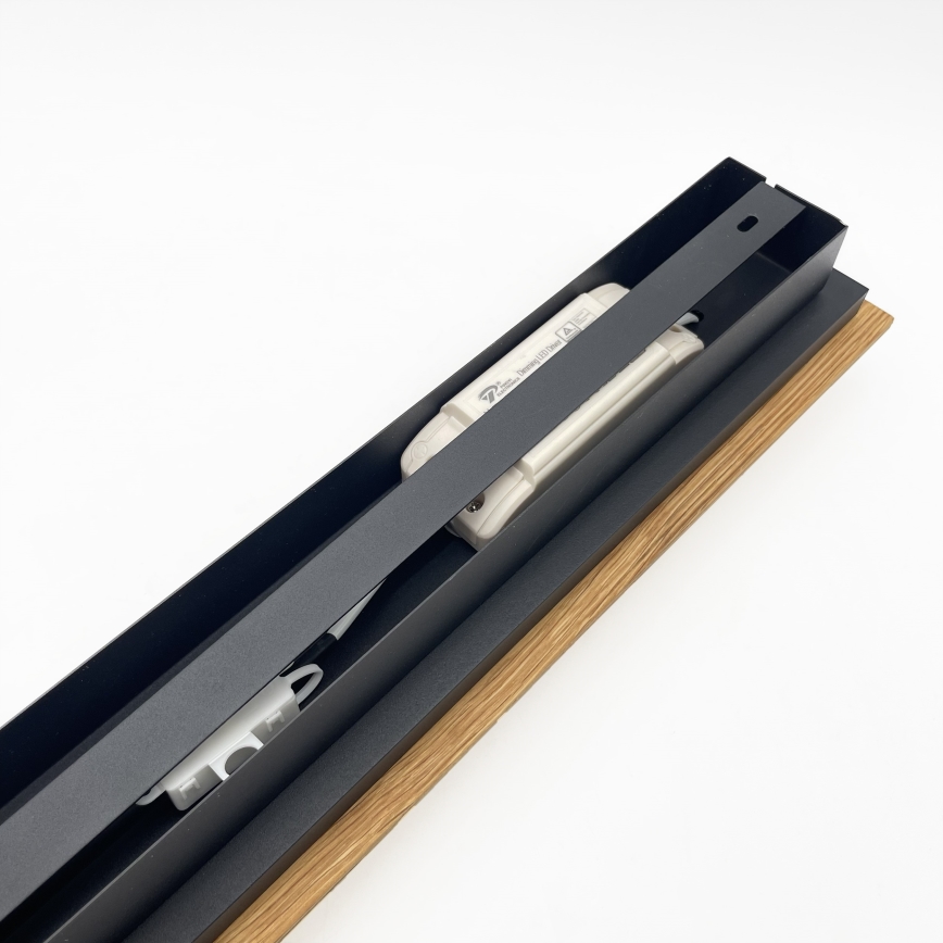 Brilagi - Φωτιστικό οροφής LED WOODY FLAT LED/25W/230V 118 cm δρυς/μαύρο