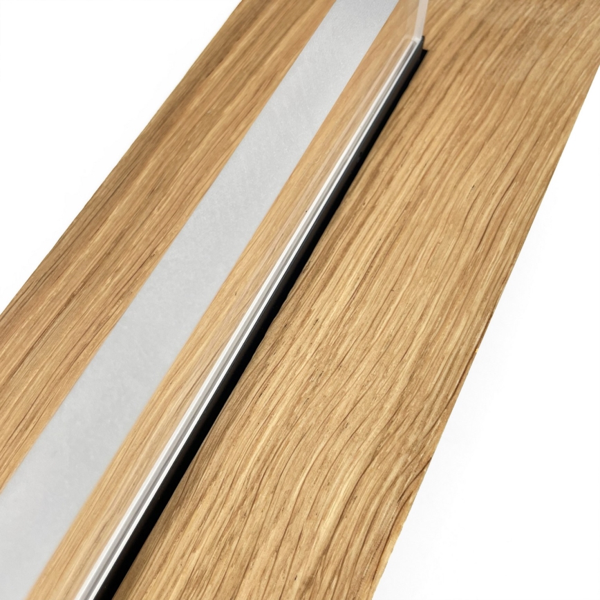 Brilagi - Φωτιστικό οροφής LED WOODY FLAT LED/25W/230V 118 cm δρυς/μαύρο