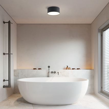 Brilagi - Φωτιστικό οροφής μπάνιου LED FORIS LED/20W/230V Ø 15 cm μαύρο IP44