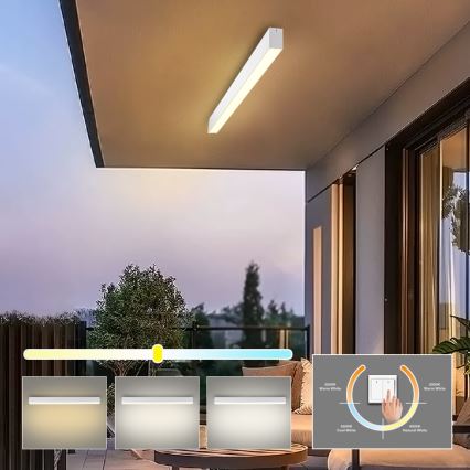 Brilagi - Φωτιστικό οροφής για μπάνιο SLEEKLINE LED/40W/230V 3000/4500/6000K λευκό IP44