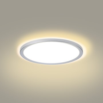 Brilagi - Φωτιστικό οροφής LED για μπάνιο ULTRA SLIM, 18 W, 230 V, Ø 30 cm, ασημί, IP54