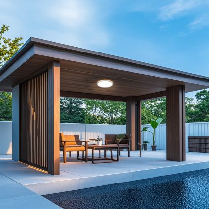 Brilagi - LED φωτιστικό οροφής μπάνιου ULTRA SLIM LED/12W/230V Ø 22,5 cm ασημένιο IP54