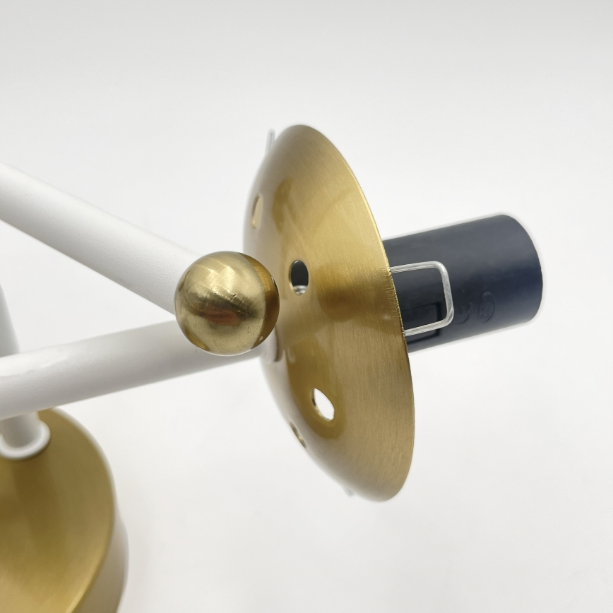 Brilagi - Φωτιστικό οροφής MALIVA 3xE14/15W/230V χρυσό/λευκό