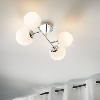 Brilagi - Φωτιστικό οροφής MALONY 4xE14/20W/230V γυαλιστερό χρώμιο