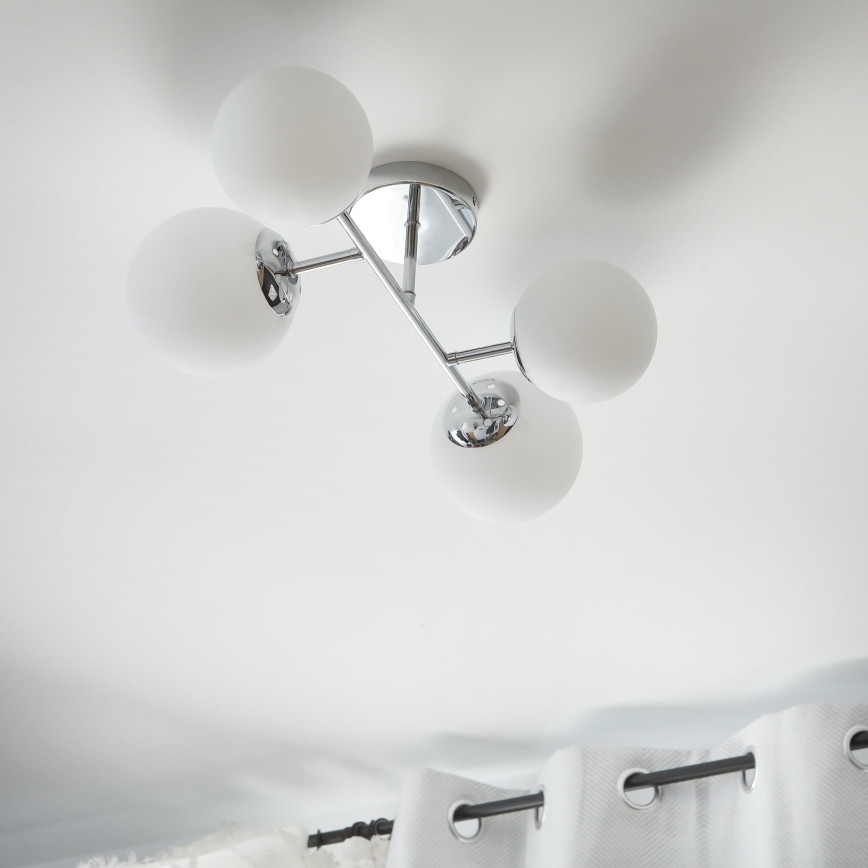 Brilagi - Φωτιστικό οροφής MALONY 4xE14/20W/230V γυαλιστερό χρώμιο