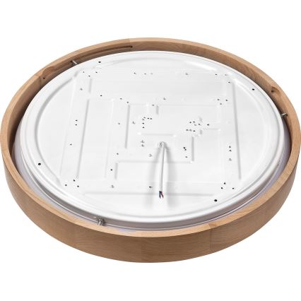 Brilagi - Ρυθμιζόμενο φωτιστικό οροφής LED MANAROLA SMART LED/36W/230V 2700-6500K δρυς διάμ. 51 εκ. Wi-Fi + τηλεχειριστήριο Tuya