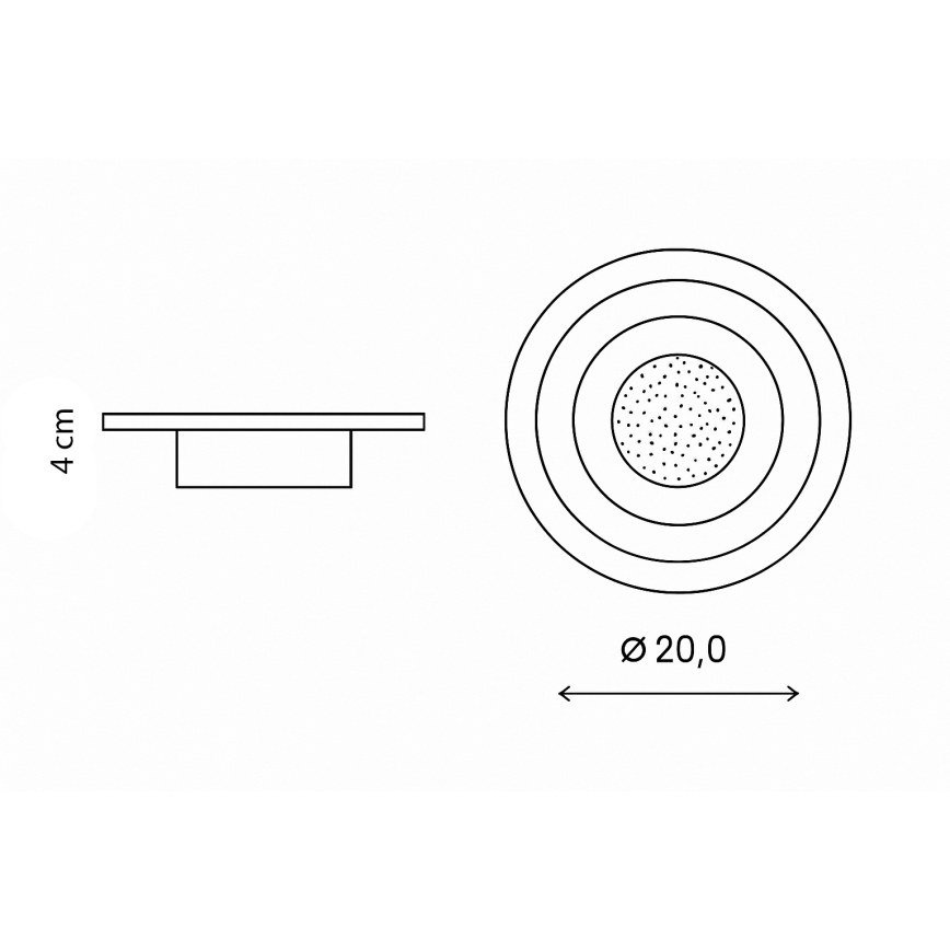 Brilagi - Φωτιστικό οροφής MODERN MINI LED/29W/230V 3000/4000/6000K