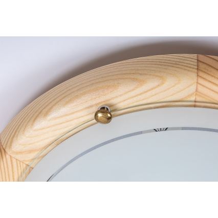 Brilagi - Φωτιστικό οροφής ORBIS 1xE27/60W/230V Ø 30 cm από πεύκο