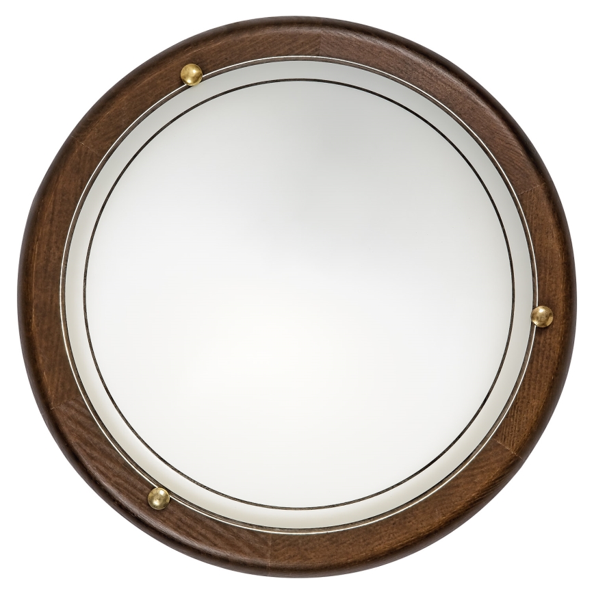 Brilagi - Φωτιστικό οροφής ORBIS 1xE27/60W/230V Ø 30 εκ., φινίρισμα πεύκου