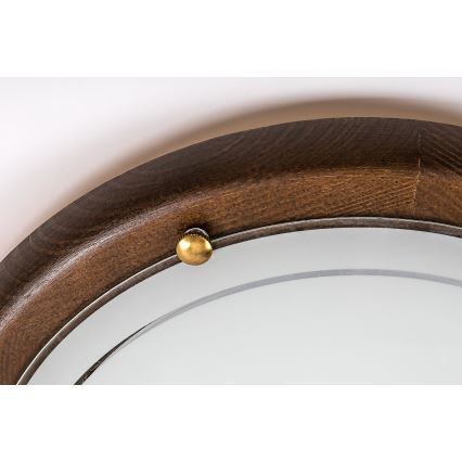 Brilagi - Φωτιστικό οροφής ORBIS 1xE27/60W/230V Ø 30 εκ., φινίρισμα πεύκου