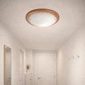 Brilagi - Φωτιστικό οροφής ORBIS 1xE27/60W/230V Ø 30 εκ. πεύκο