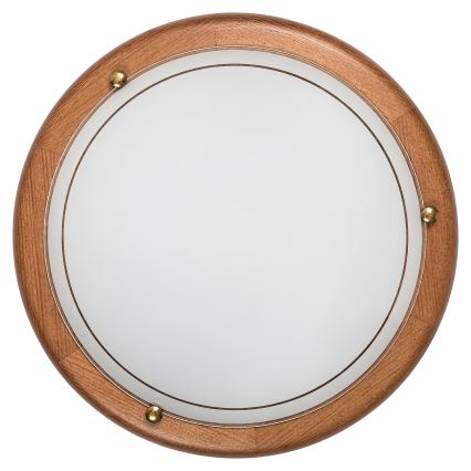 Brilagi - Φωτιστικό οροφής ORBIS 1xE27/60W/230V Ø 30 εκ. πεύκο