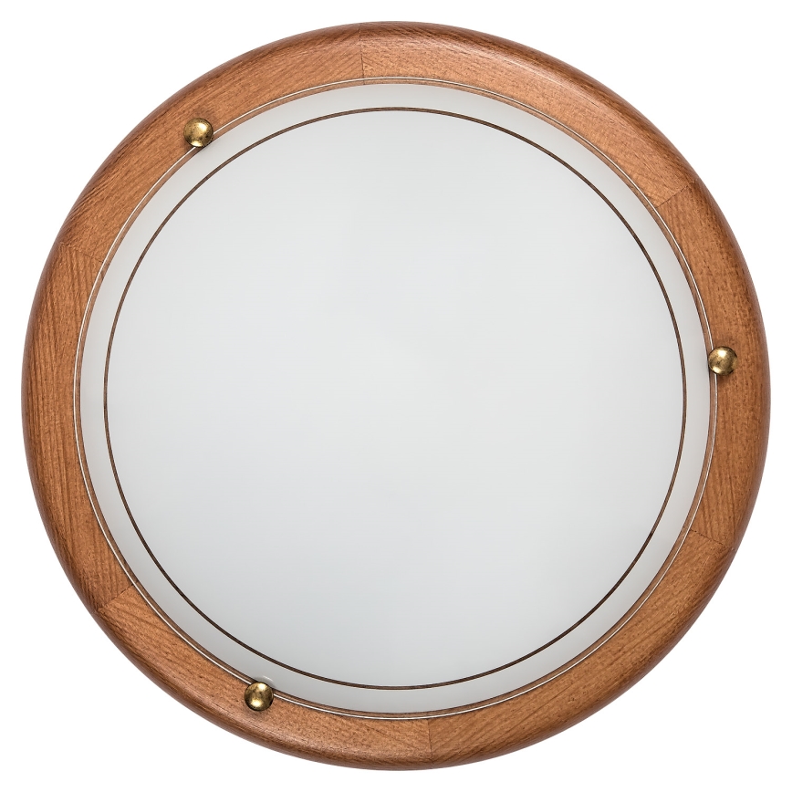 Brilagi - Φωτιστικό οροφής ORBIS 1xE27/60W/230V Ø 30 εκ. πεύκο