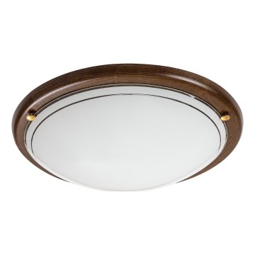 Brilagi - Φωτιστικό οροφής ORBIS 2xE27/60W/230V Ø 38 εκ. πεύκο