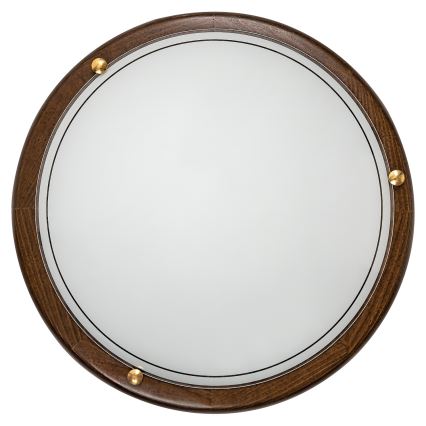 Brilagi - Φωτιστικό οροφής ORBIS 2xE27/60W/230V Ø 38 εκ. πεύκο