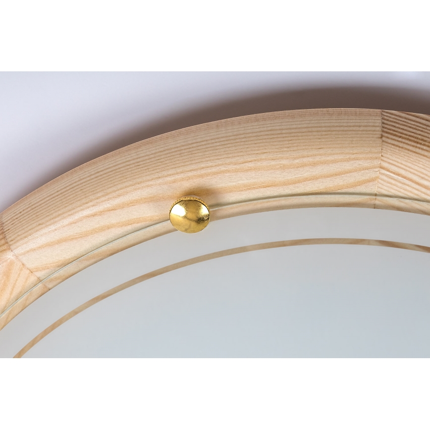 Brilagi - Φωτιστικό οροφής ORBIS 2xE27/60W/230V διάμ. 38 cm, από πεύκο