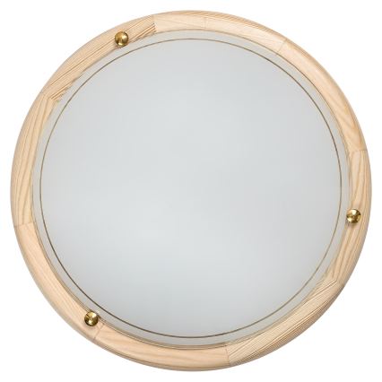 Brilagi - Φωτιστικό οροφής ORBIS 2xE27/60W/230V διάμ. 38 cm, από πεύκο