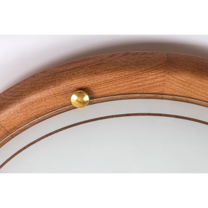 Brilagi - Φωτιστικό οροφής ORBIS 2xE27/60W/230V, διάμ. 38 cm, φινίρισμα πεύκου