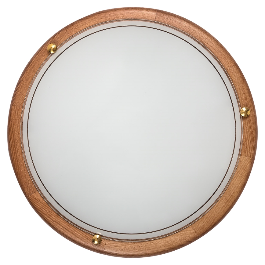 Brilagi - Φωτιστικό οροφής ORBIS 2xE27/60W/230V, διάμ. 38 cm, φινίρισμα πεύκου