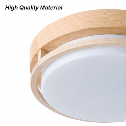 Brilagi - Φωτιστικό οροφής ORINO 2xE27/40W/230V Ø 27 cm σε όψη ξύλου/δρυός