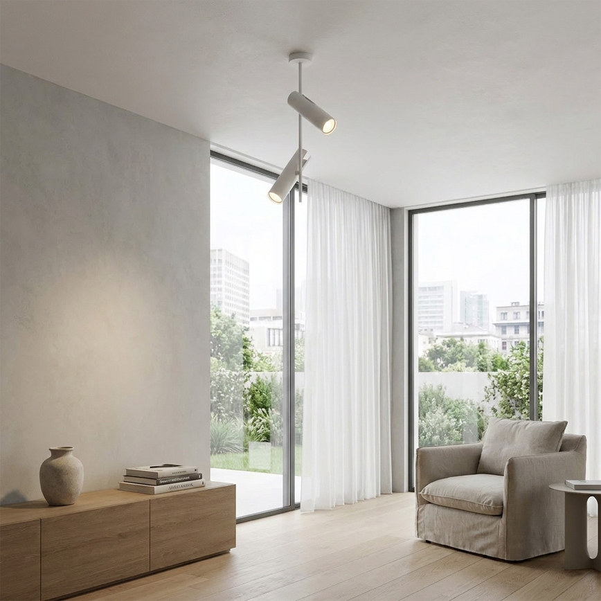 Brilagi - Φωτιστικό οροφής σε ράβδο BRANCH 2xGU10/30W/230V λευκό
