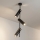 Brilagi - Φωτιστικό οροφής σε ράβδο BRANCH, 3xGU10/30W/230V, μαύρο