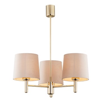 Brilagi - Φωτιστικό οροφής σε ράβδο MONTE 3xE27/15W/230V μπεζ/χρυσό