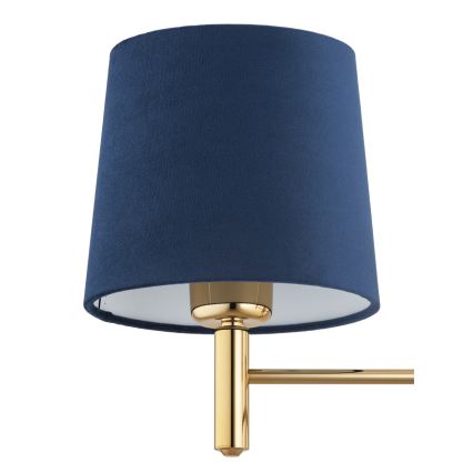 Brilagi - Φωτιστικό οροφής σε ράβδο MONTE 3xE27/60W/230V μπλε/χρυσό