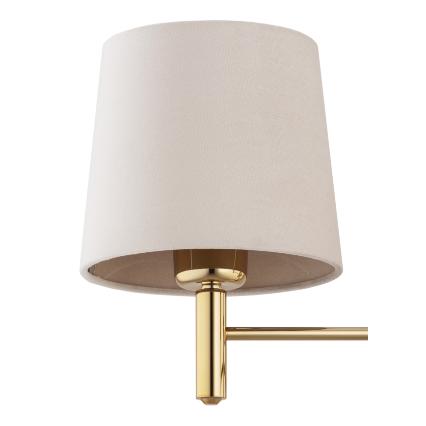 Brilagi - Φωτιστικό οροφής σε ράβδο MONTE 3xE27/60W/230V μπεζ/χρυσό