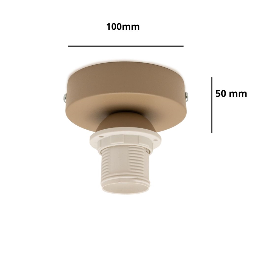 Brilagi - Φωτιστικό οροφής PARTY 1xE27/60W/230V Ø 10 cm μπεζ