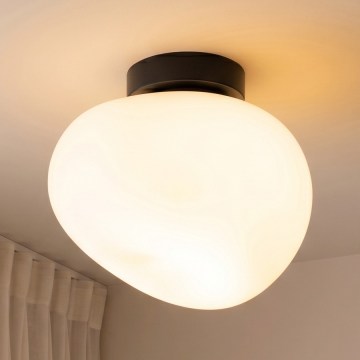 BRILAGI - Φωτιστικό οροφής PEBBLES 1xE27/40W/230V Ø 20 cm μαύρο