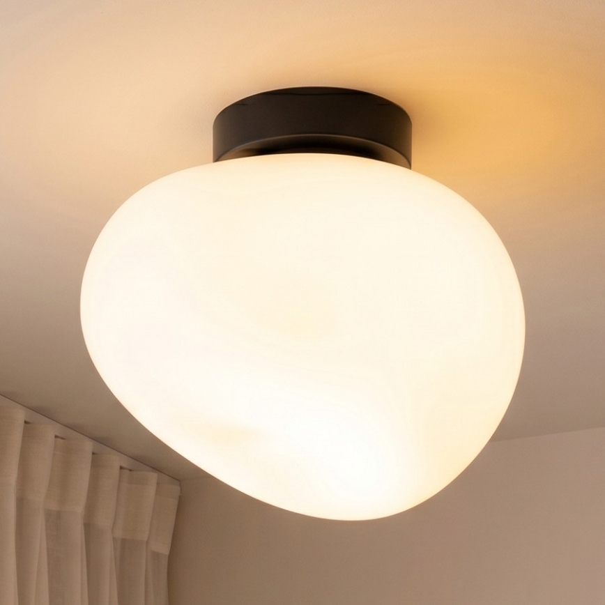 BRILAGI - Φωτιστικό οροφής PEBBLES 1xE27/40W/230V Ø 20 cm μαύρο