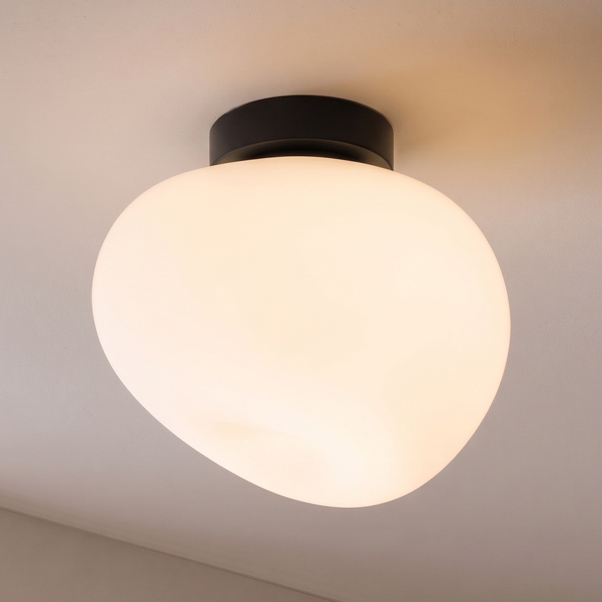 BRILAGI - Φωτιστικό οροφής PEBBLES 1xE27/40W/230V διάμ. 30 εκ. μαύρο