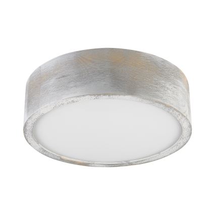 Brilagi - Φωτιστικό οροφής PINO 1xE27/15W/230V πεύκο/ασημί Ø 27,5 cm