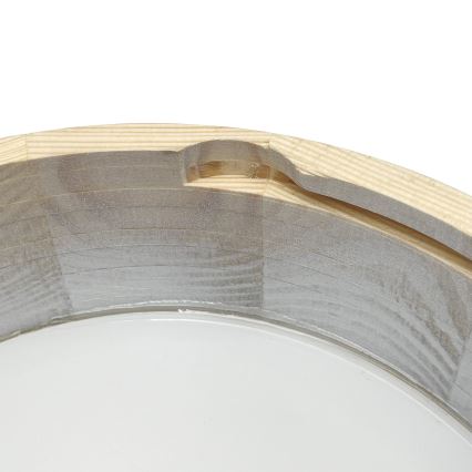 Brilagi - Φωτιστικό οροφής PINO 1xE27/15W/230V πεύκο/ασημί Ø 27,5 cm