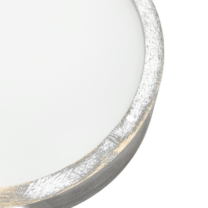 Brilagi - Φωτιστικό οροφής PINO 1xE27/15W/230V πεύκο/ασημί Ø 27,5 cm