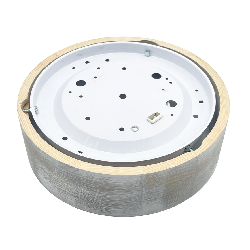 Brilagi - Φωτιστικό οροφής PINO 1xE27/15W/230V πεύκο/ασημί Ø 27,5 cm