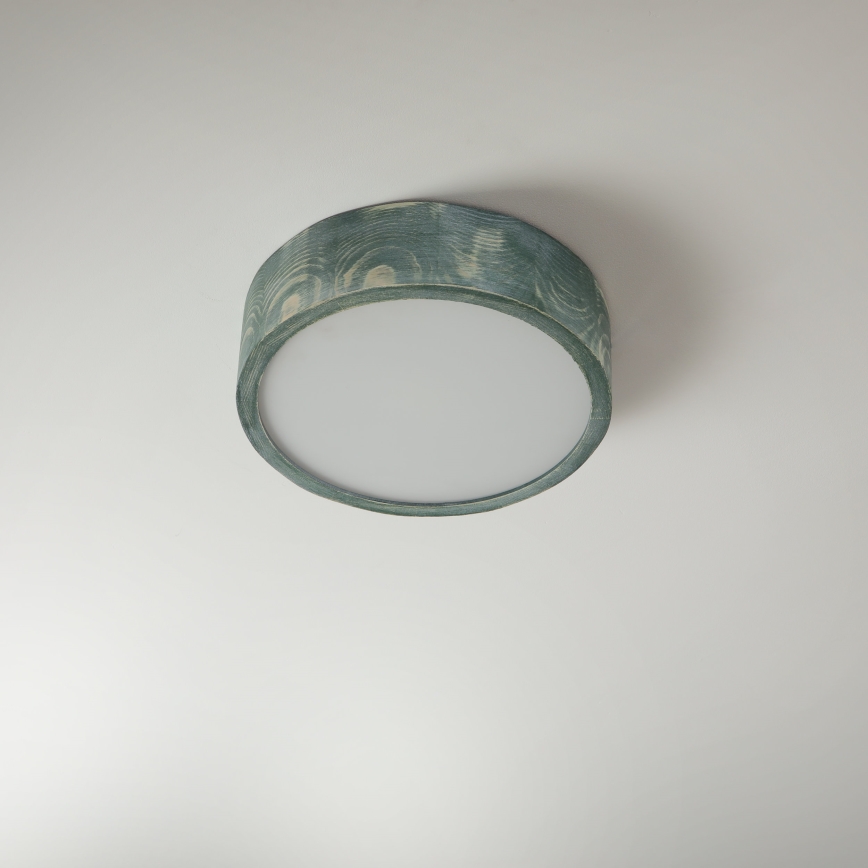 Brilagi - Φωτιστικό οροφής PINO 1xE27/15W/230V πεύκο/πράσινο διάμ. 27,5 cm