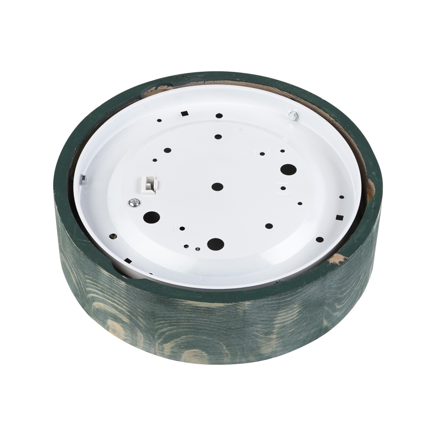 Brilagi - Φωτιστικό οροφής PINO 1xE27/15W/230V πεύκο/πράσινο διάμ. 27,5 cm