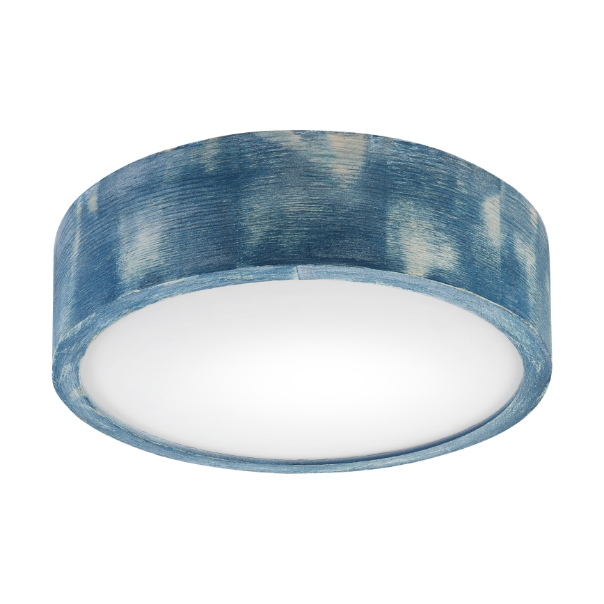 Brilagi - Φωτιστικό οροφής PINO 1xE27/15W/230V πεύκο/μπλε διάμ. 27,5 cm