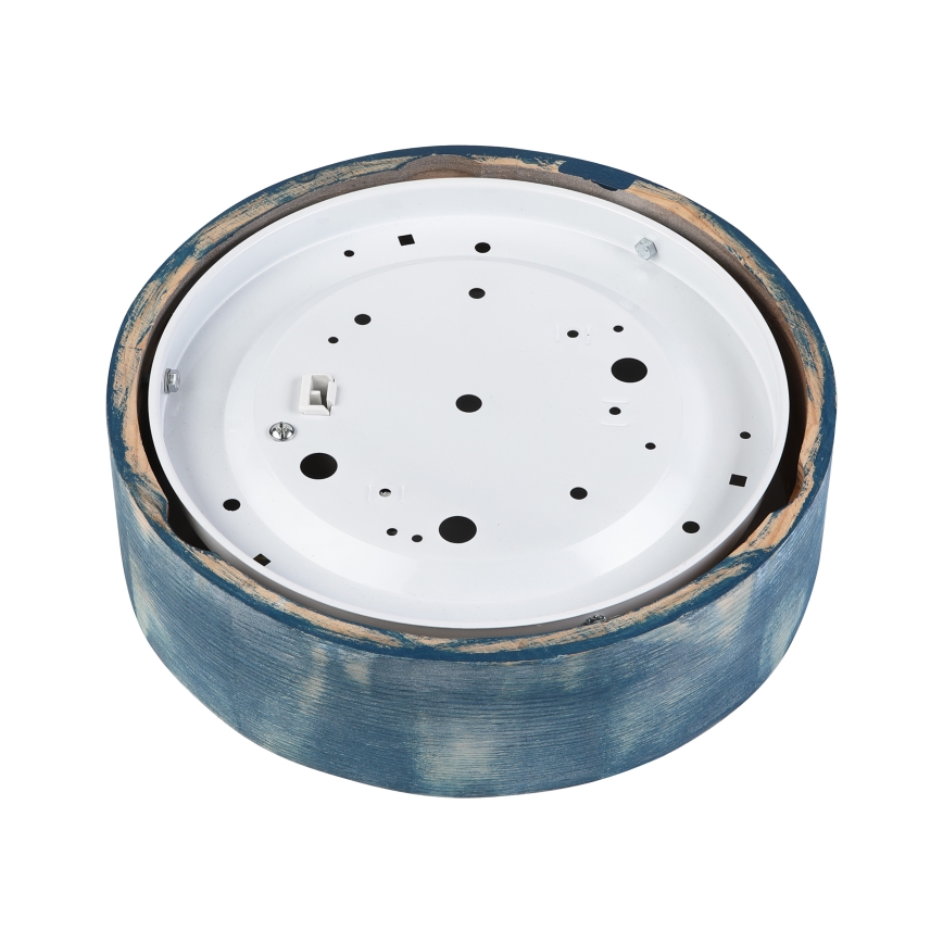 Brilagi - Φωτιστικό οροφής PINO 1xE27/15W/230V πεύκο/μπλε διάμ. 27,5 cm