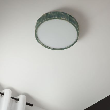 Brilagi - Φωτιστικό οροφής PINO 2xE27/15W/230V πεύκο/πράσινο διάμ. 37,5 cm