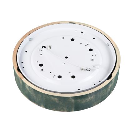 Brilagi - Φωτιστικό οροφής PINO 2xE27/15W/230V πεύκο/πράσινο διάμ. 37,5 cm