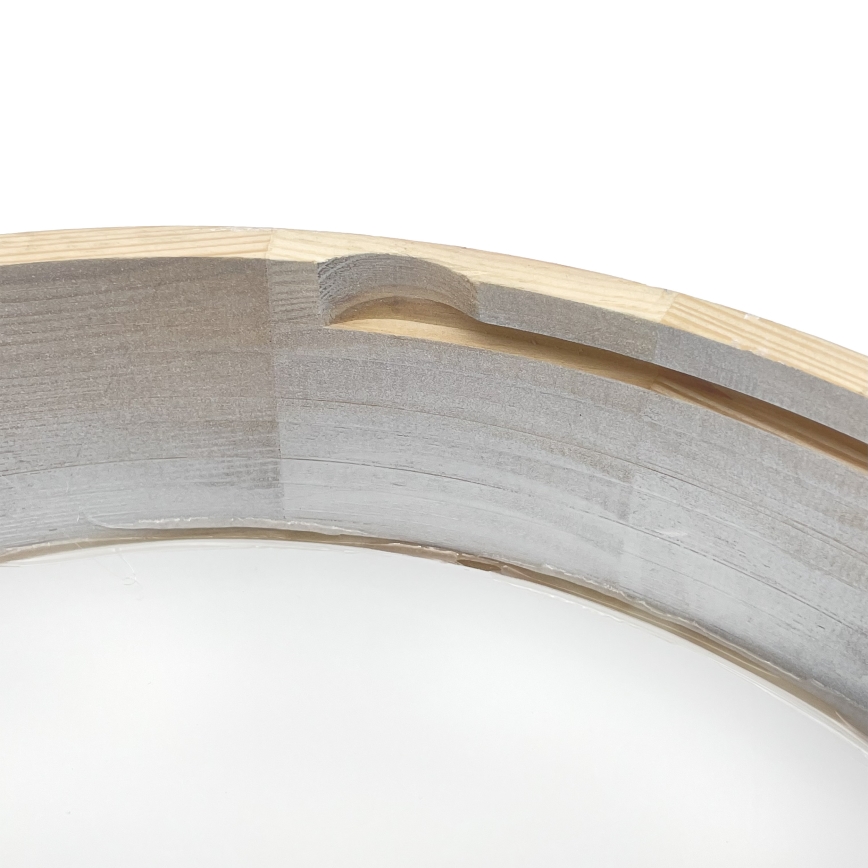 Brilagi - Φωτιστικό οροφής PINO, 3x E27 (15W/230V), πεύκο/ασημί, Ø 47,5 cm