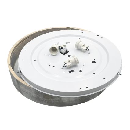 Brilagi - Φωτιστικό οροφής PINO, 3x E27 (15W/230V), πεύκο/ασημί, Ø 47,5 cm