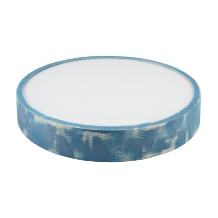 Brilagi - Φωτιστικό οροφής PINO 3xE27/15W/230V σε πεύκο/μπλε, διάμ. 47,5 cm